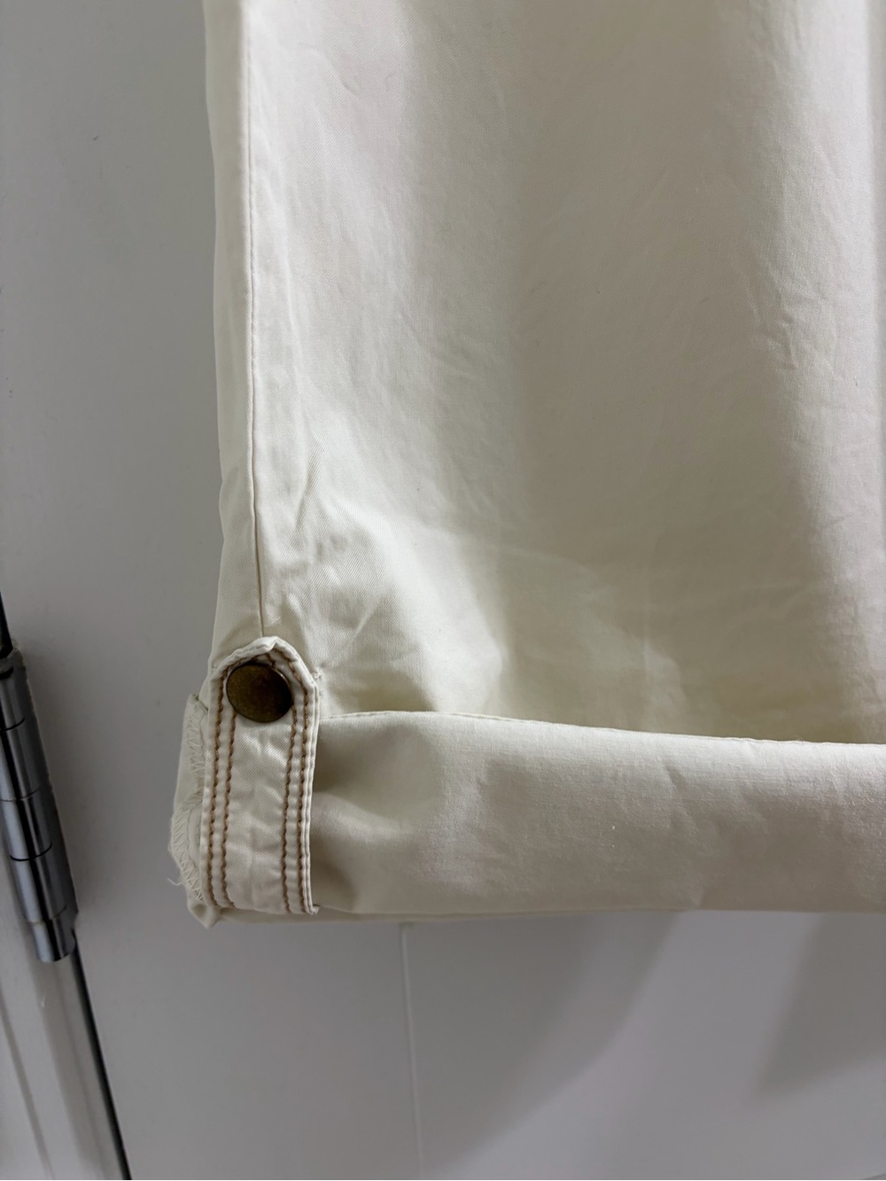 J. Crew Cream Chino City Fit Pants Cropped Vintage Y2K Size 12 - Picture 8 of 10